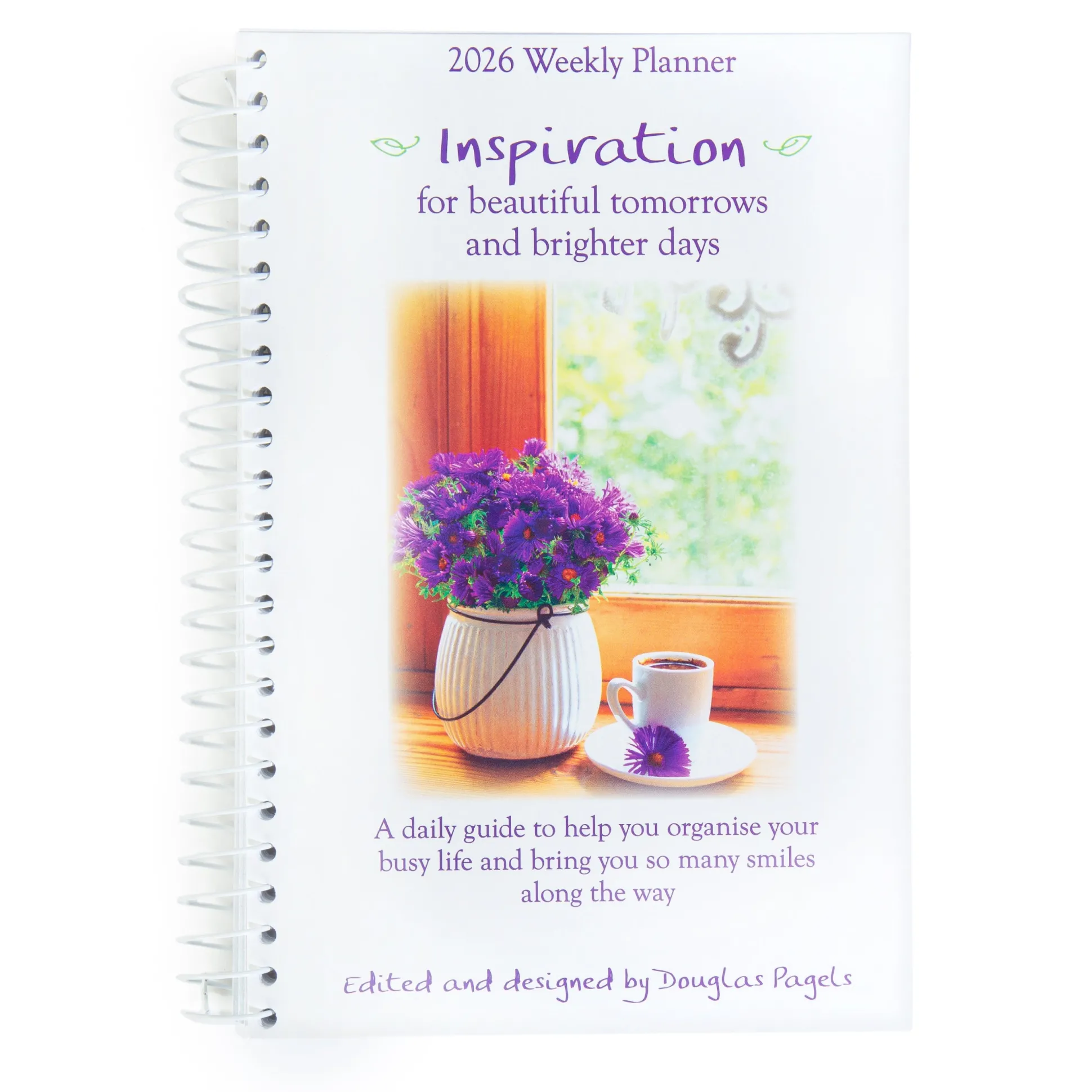 Daily Diary 2026, Weekly Planner With Inspirational Quotes - Blue Mountain Arts Collection 6 x 8 Inches Journal
