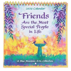 Friends Are The Most Special People In Life - A Blue Mountain Arts Collection Hanging Wall Calendar 2026