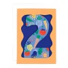 Fun Birthday Card For Boy's 2nd Birthday, Birthday Card With Die-cut Detail And Neon Colours - Doodle Greeting Card by Hotchpotch London Size 5 x 7 inches