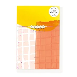 Hotchpotch Cute 'Peace And Love' Card With Detachable 'Swiftie'- Inspired Bracelet Spelling Out 'Peace'