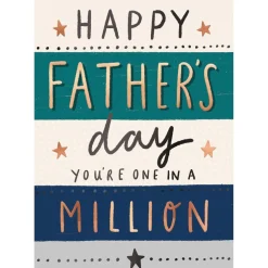 Hotchpotch Father's Day Card For A One In A Million Dad 5x7 inches