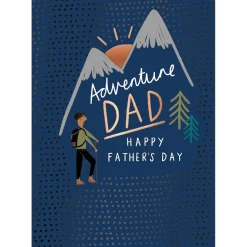 Hotchpotch Father's Day Card For Dad Adventure Theme 5x7 inches