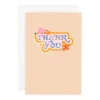 Hotchpotch Funky Thank You Card With Holographic Foil And 1970s-Style Patterns - Funky Town Greeting Card London Size 4 x 6 inches