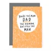 Hotchpotch Funny Father's Day Card For Dad, 'You're The Man' 5 x 7 inches