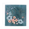 Luxury Birthday Card For Lovely Daughter With Satin Gold Foil Lettering And Stunning Artwork - Madeleine Collection by Hotchpotch London Size 6 x 6 inches