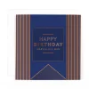 Luxury Foiled Birthday Card 'Happy Birthday Marvellous Man' - Pocket Square Greeting Card by Hotchpotch London