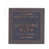 Luxury Foiled Birthday Card 'Growing Up Is Optional' - Pocket Square Greeting Card by Hotchpotch London