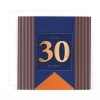 Luxury Foiled 30th Birthday Card | Male 30th Birthday Card | Pocket Square Greeting Card by Hotchpotch London