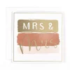 Luxury Mrs & Mrs Wedding Card With Satin Gold Foil Finish, LGBTQ+ Wedding Day Card - Madeleine Collection by Hotchpotch London Size 6 x 6 inches