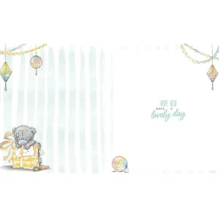 Me to You Birthday Card Tatty Teddy Tangled In Gift Ribbon