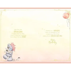 Me to You Birthday Card Tatty Teddy With Cupcake