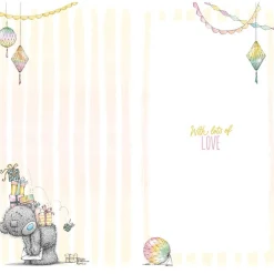 Me to You Birthday Card Tatty Teddy With Balloon