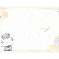 Me to You Birthday Card Tatty Teddy In a Meadow