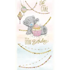 Me to You Birthday Card Tatty Teddy With Cupcake
