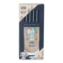 Me to You 'Dad You're the Best' Beer Glass and Socks Gift Set