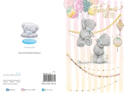 Me to You Fabulous Friend Tatty Teddy Birthday Greeting Card 6x9ins -