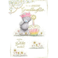 Me to You Granddaughter Amazing Birthday Handmade Card
