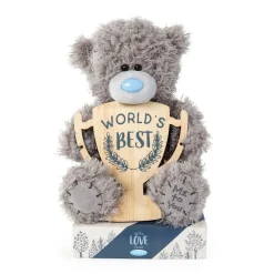 Me to You Plush Bear for Him with Personalised Trophy