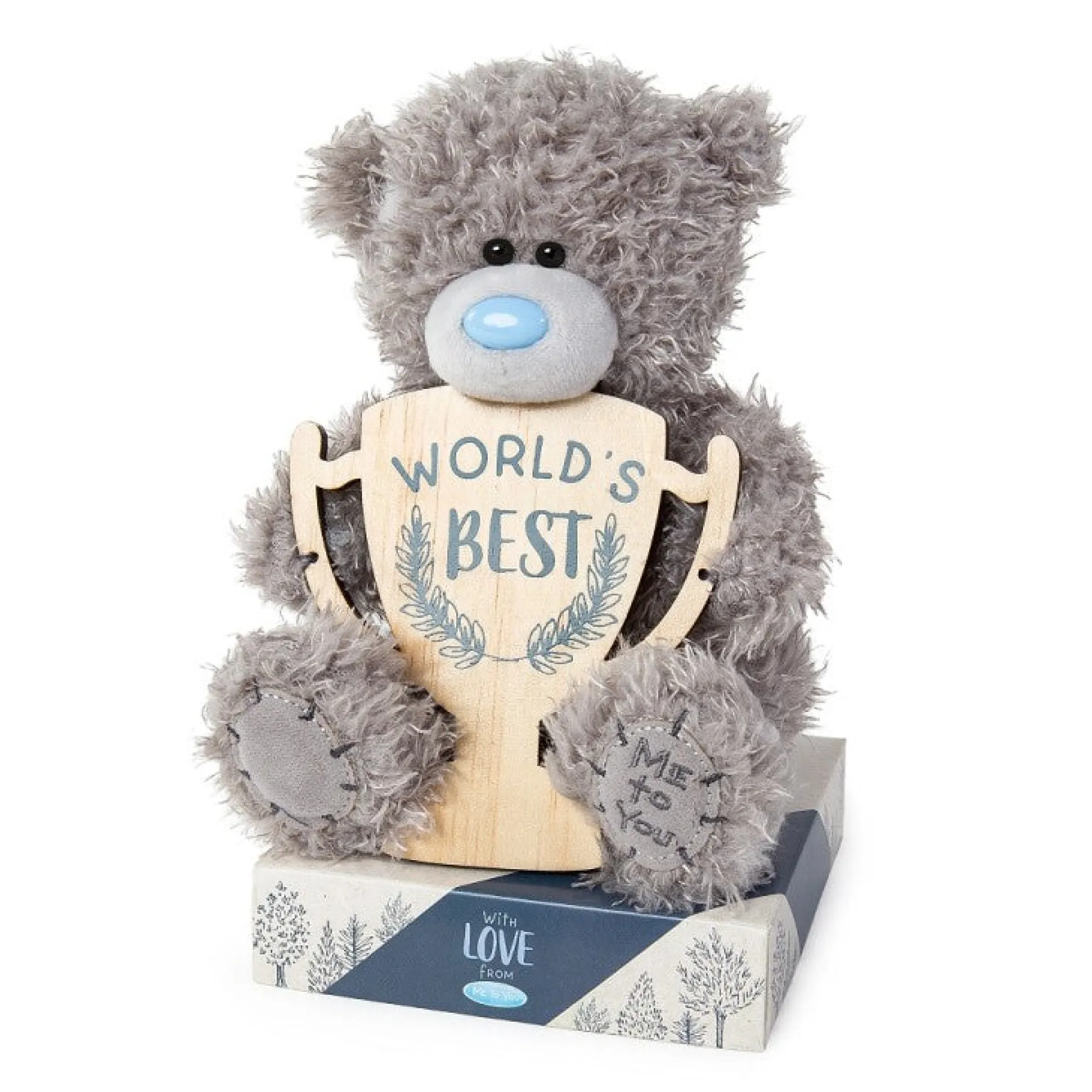 Me to You Plush Bear for Him with Personalised Trophy