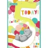 Me to You Tatty Teddy Age 5 Birthday Card, Hooray Woo Hoo!