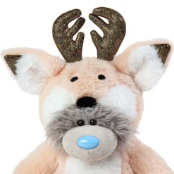 Me to You Tatty Teddy Bear Wearing Reindeer Costume in a Gift Box