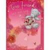 Me to You Tatty Teddy Bouquet of Flowers Valentine's Day Card, 5x7"