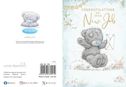 Me to You Tatty Teddy Congratulations On Your New Job Greeting Card 5 x 7 Inches (12 x 17 Cms) - Official Collection