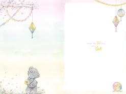 Me to You Tatty Teddy Cute Birthday Card For Granny, Bear With Bird - Official Collection