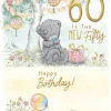 Me to You Tatty Teddy Cute 60th Birthday Card, 60 Is The New Fifty - 6 x 9"
