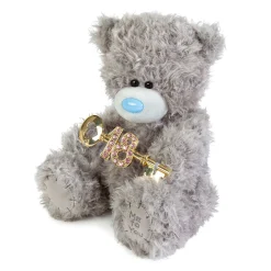 Me to You Tatty Teddy Cute Plush 18th Birthday Bear With Key 19cm-High Presented On Premium Gift Plinth