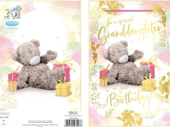 Me to You Tatty Teddy Cute 3D Photo Finish Keepsake Birthday Card For A Special Granddaughter - Official Collection