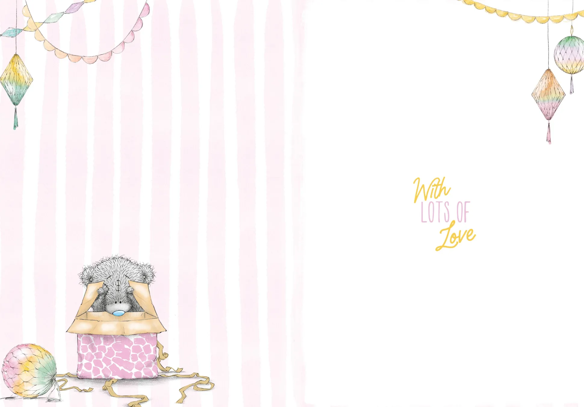 Me to You Tatty Teddy Cute Birthday Greetings Card 'To A Wonderful Godmother' - Official Collection