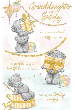 Me to You Tatty Teddy Cute Birthday Card For Granddaughter - Official Collection