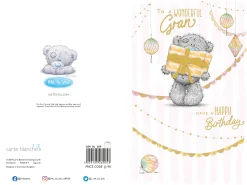 Me to You Tatty Teddy Cute Birthday Card To A Wonderful Gran - Official Collection