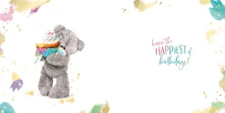 Me to You Tatty Teddy 3D Luxury Keepsake Birthday Card, Super-Duper Birthday 6 x 6" -