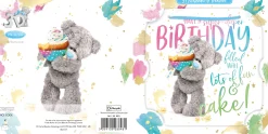 Me to You Tatty Teddy 3D Luxury Keepsake Birthday Card, Super-Duper Birthday 6 x 6