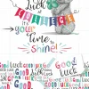 Me To You Tatty Teddy Good Luck At College Greeting Card 5x7ins - Official Collection