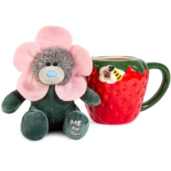 Me to You Tatty Teddy Hand-Painted Ceramic Strawberry Mug And Plush Bear Gift Set