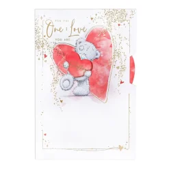 Me to You Tatty Teddy Hand Made Valentine's Day Card With Spinning Wheel 6 x 9"