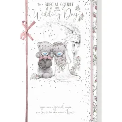 Me to You Tatty Teddy Handmade Special Couple Wedding Day Card