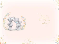 Me to You Tatty Teddy Happy Anniversary Card For A Special Couple With Insert 6 x 9 Inches (15 x 22 Cms) - Official Collection