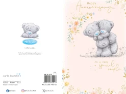 Me to You Tatty Teddy Happy Anniversary Card For A Special Couple With Insert 6 x 9 Inches (15 x 22 Cms) - Official Collection