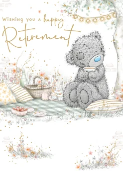 Me to You Tatty Teddy Happy Retirement Greeting Card 5 x 7 inches - Official Collection