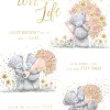 Me to You Tatty Teddy Happy Birthday To The Love Of My Life Greeting Card 6x9ins