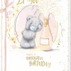Me To You Tatty Teddy Large Luxury Boxed Handmade 21st Birthday Card