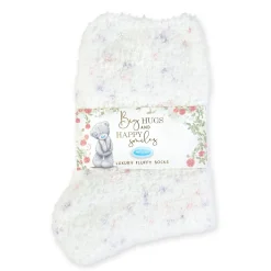 Me to You Tatty Teddy Letterbox Birthday Gift Set Includes Fluffy Socks, Wooden Plaque, Sprinkles Tealights & Pin Badge - Signature Collection