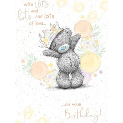 Me to You Tatty Teddy Lots of Love Birthday Card