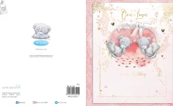 Me to You Tatty Teddy Luxury Boxed Birthday Greeting Card To The One I Love Bears On A Swing 8x10ins