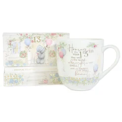 Me to You Tatty Teddy Luxury New Bone China Mug In Foil Inlaid Box 13th Birthday Gift