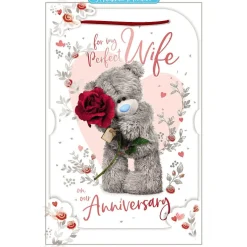 Me to You Tatty Teddy Luxury 3D Wedding Anniversary Keepsake card